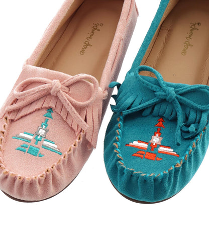 イーグル オルテガ刺繍 フリンジ モカシンシューズ 859-5556