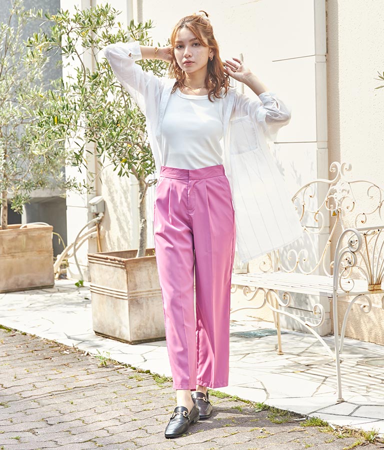 オーバーサイズ ストライプ シャツ 154-5412