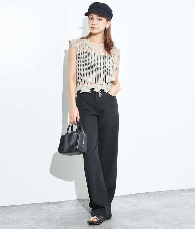 ワイド シルエット スラックス 792-8583