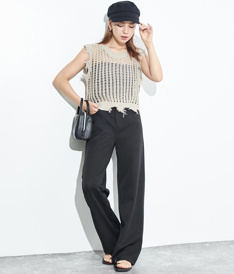ワイド シルエット スラックス 792-8583