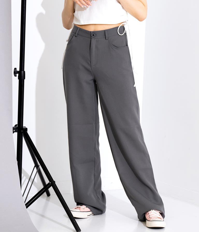 ワイド シルエット スラックス 792-8583