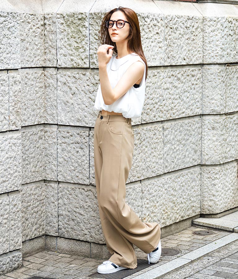 ワイド シルエット スラックス 792-8583