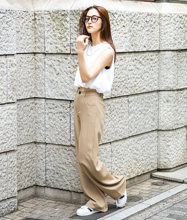 ワイド シルエット スラックス 792-8583