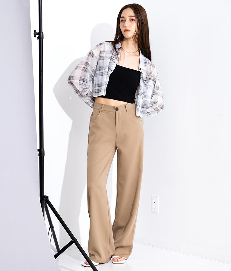 ワイド シルエット スラックス 792-8583