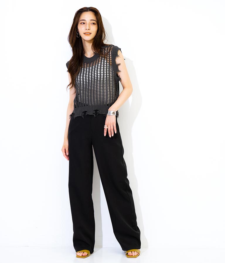 ワイド シルエット スラックス 792-8583