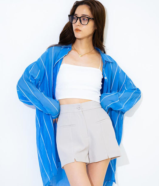 デザイン スリット ショートパンツ 792-8787