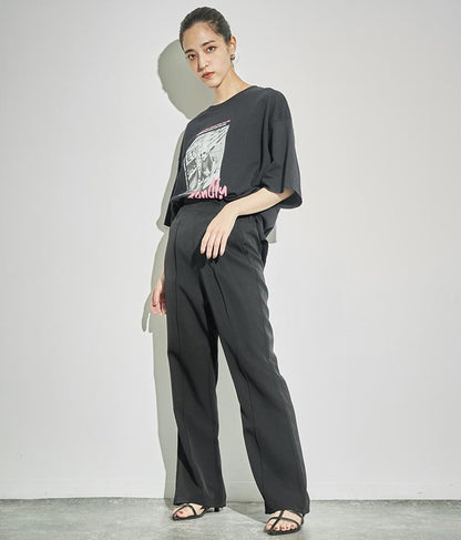 フォトプリント ミニ裏毛 Tシャツ 793-9013
