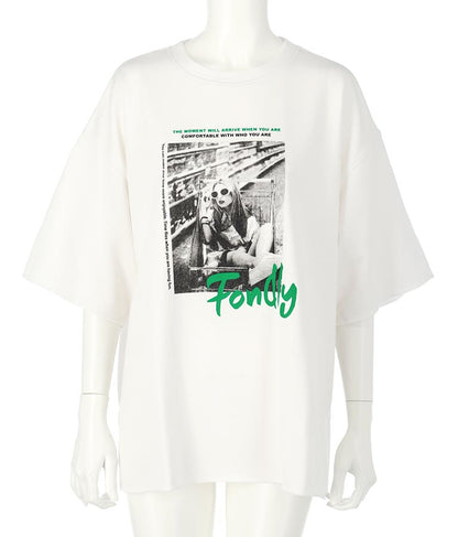 フォトプリント ミニ裏毛 Tシャツ 793-9013