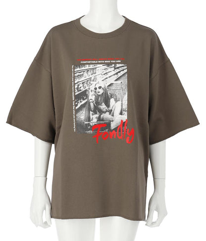 フォトプリント ミニ裏毛 Tシャツ 793-9013