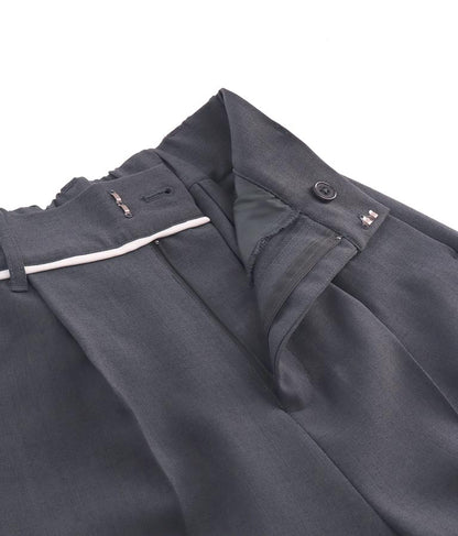 ウエスト ベルトテープ デザイン ワイドパンツ【セットアップ着用可】 792-8976