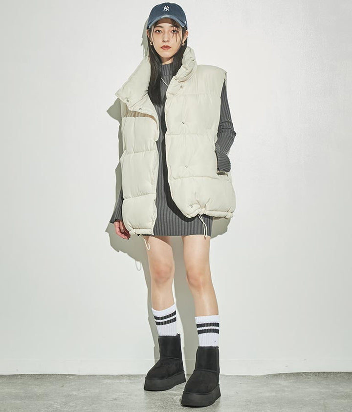 厚底ムートンブーツ 799-8940