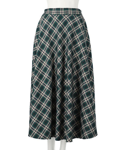 バイヤスチェックフレアスカート 521-6728