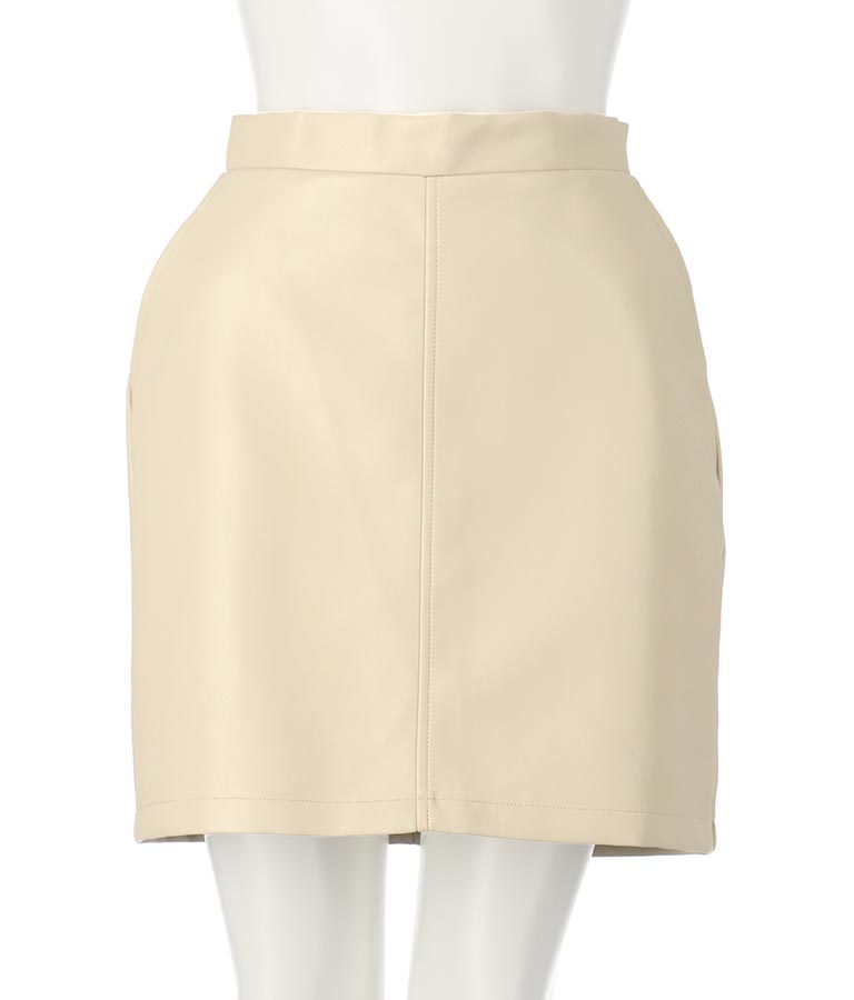 フェイクレザー ミニ スカート 521-6741