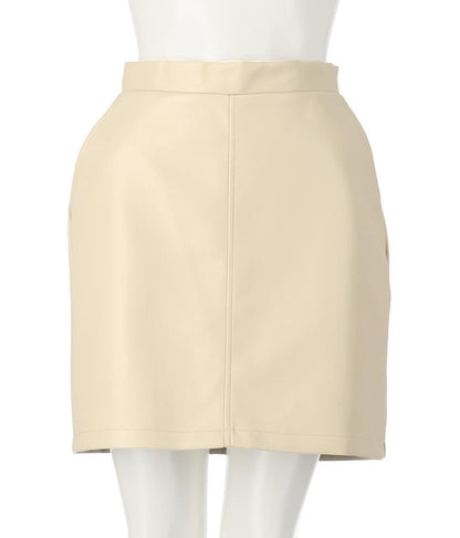 フェイクレザー ミニ スカート 521-6741