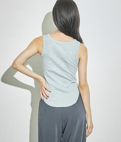 パッド付きリブタンクトップ 153-5443
