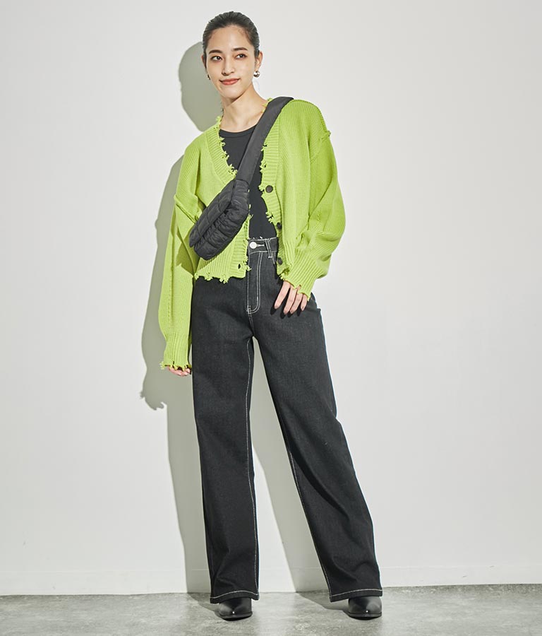 パッド付きリブタンクトップ 153-5443