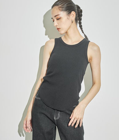 パッド付きリブタンクトップ 153-5443