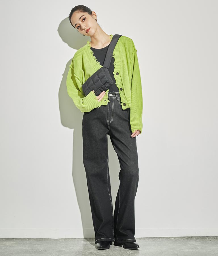 パッド付きリブタンクトップ 153-5443