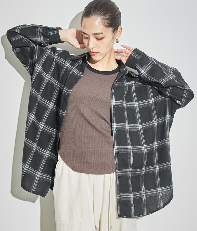 パッド付きリブタンクトップ 153-5443