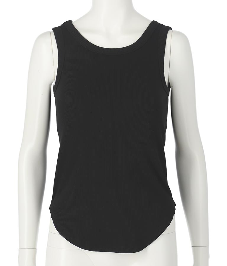 パッド付きリブタンクトップ 153-5443