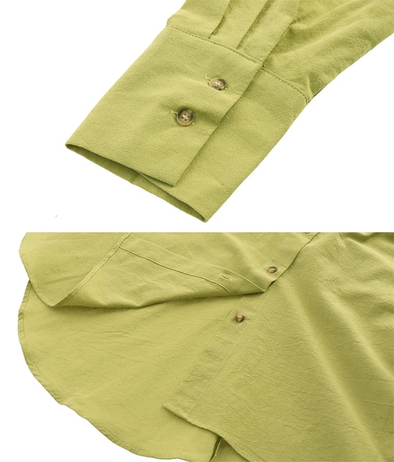 バックオープン ツイスト デザインシャツ 154-5442