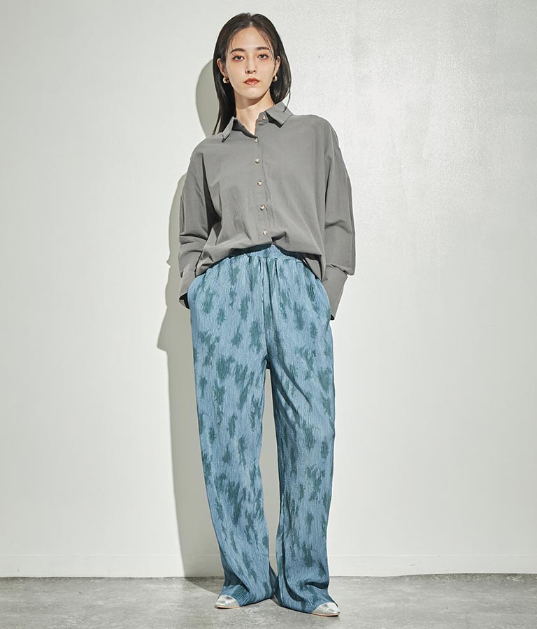 バックオープン ツイスト デザインシャツ 154-5442