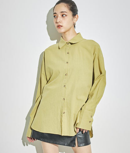 バックオープン ツイスト デザインシャツ 154-5442