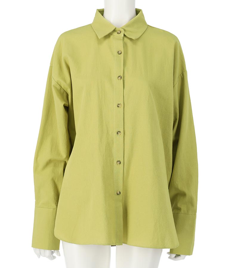 バックオープン ツイスト デザインシャツ 154-5442