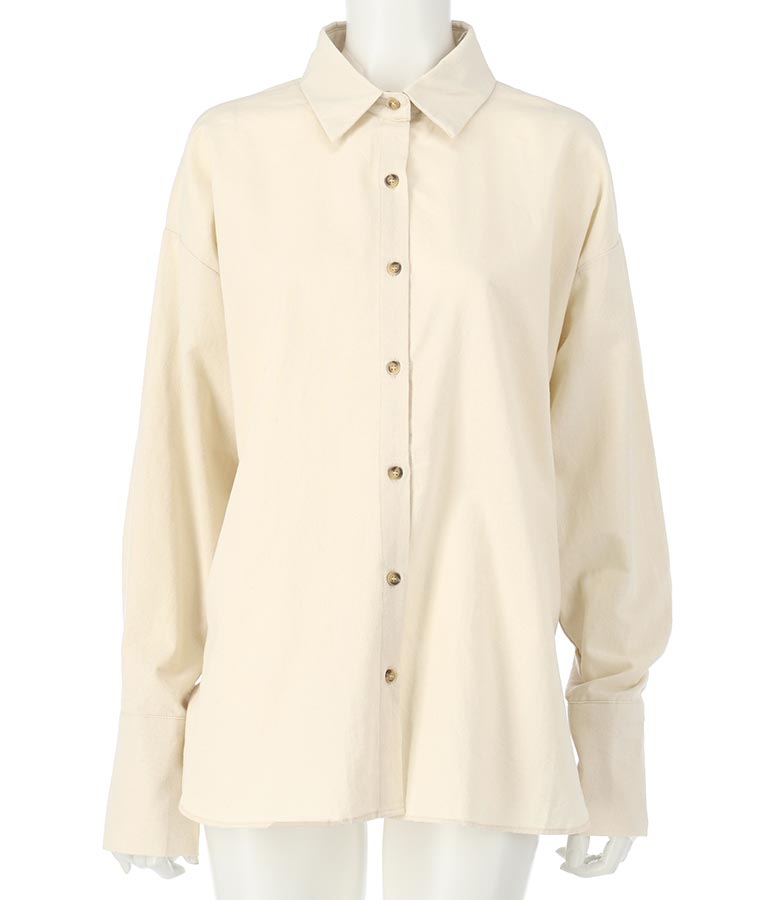 バックオープン ツイスト デザインシャツ 154-5442