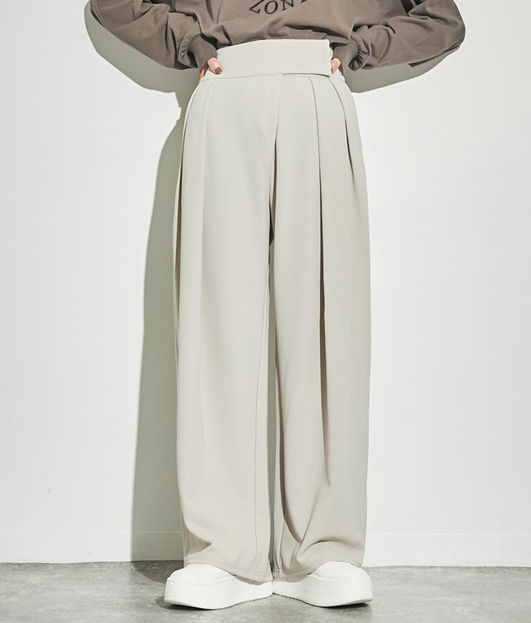 タック ワイド パンツ 792-8983