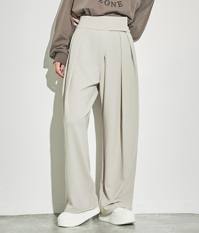 タック ワイド パンツ 792-8983