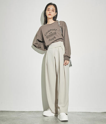 タック ワイド パンツ 792-8983