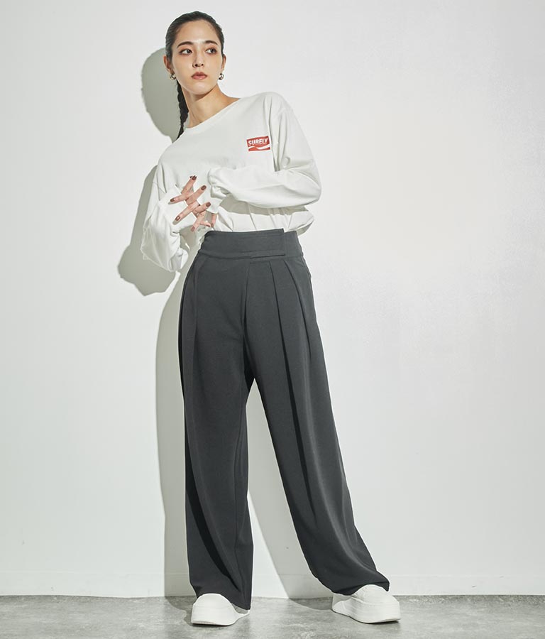 タック ワイド パンツ 792-8983