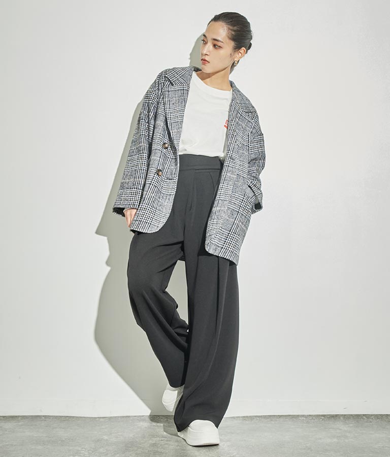 タック ワイド パンツ 792-8983