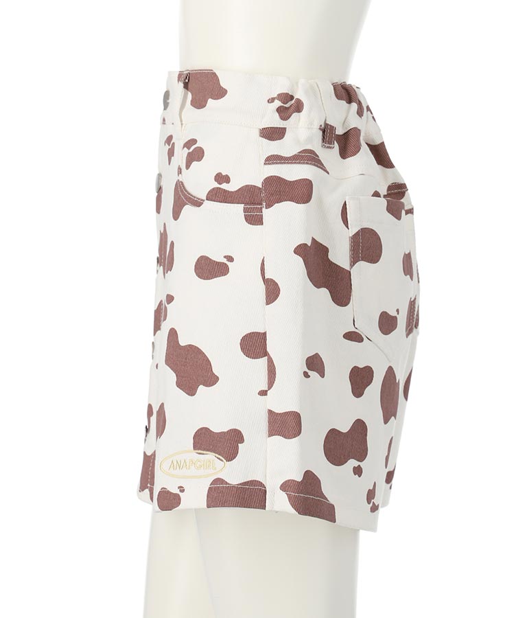 ボタンデザイン台形スカパン