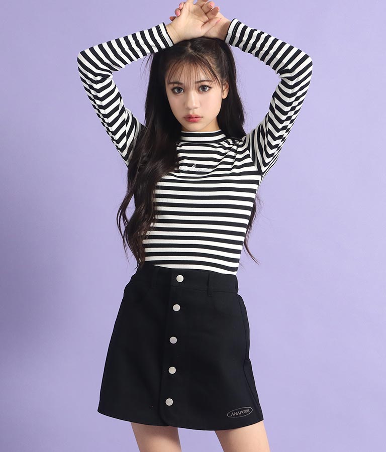 ボタンデザイン 台形 スカパン 911-7270