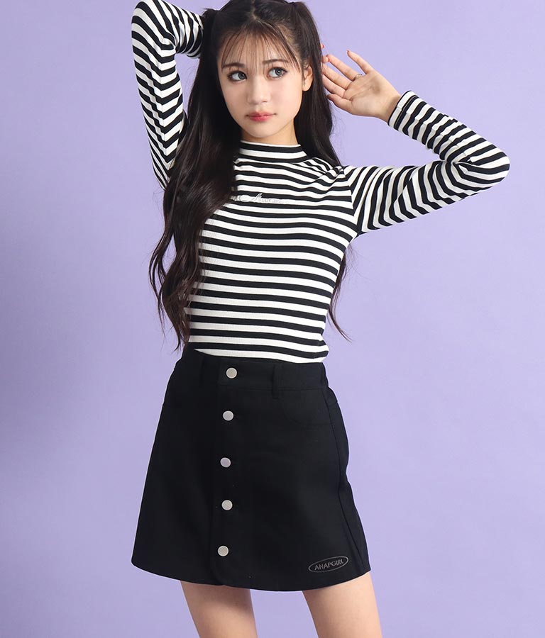 ボタンデザイン 台形 スカパン 911-7270