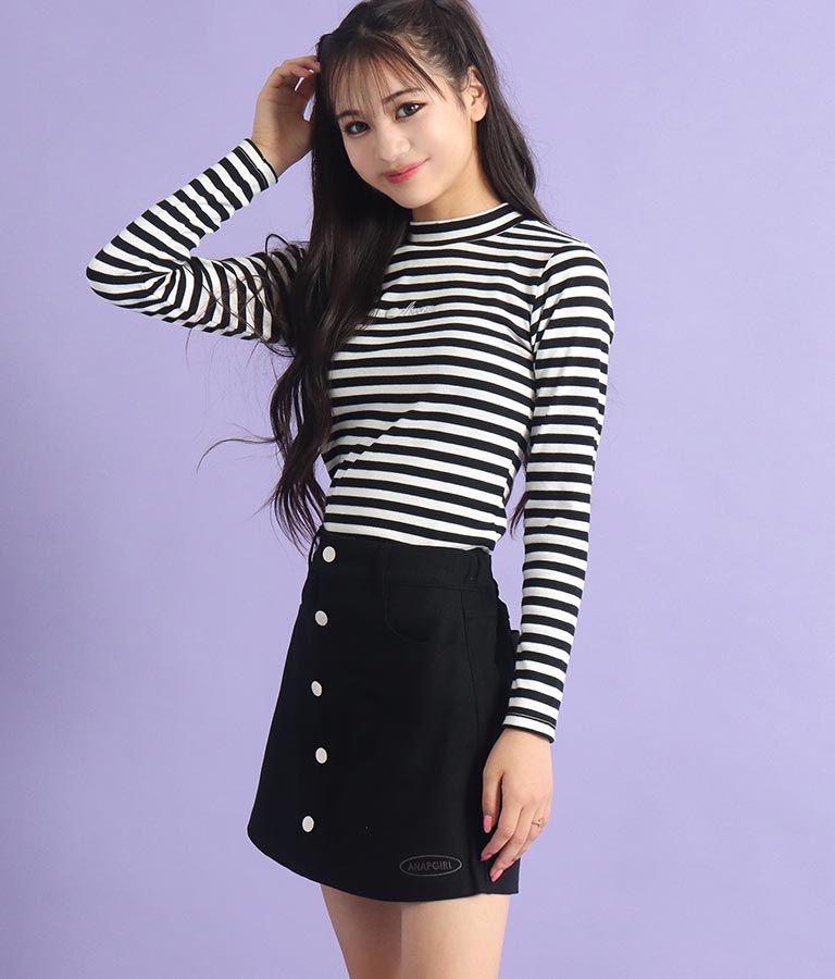 ボタンデザイン 台形 スカパン 911-7270