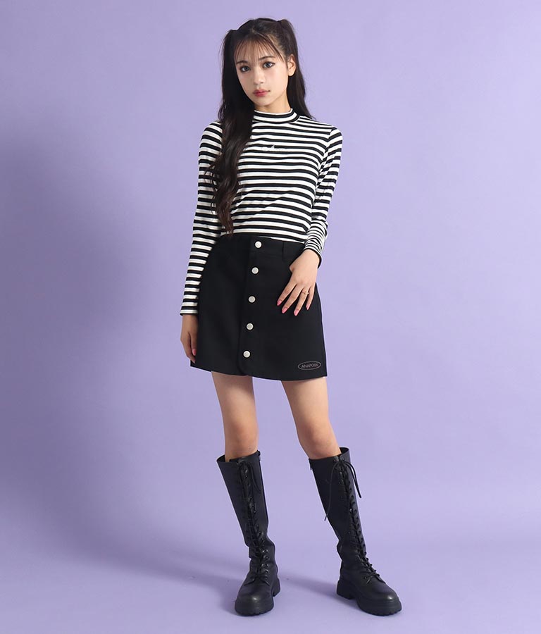 ボタンデザイン 台形 スカパン 911-7270