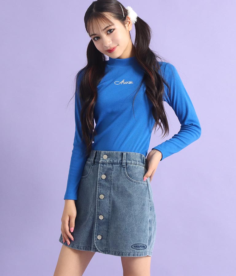 ボタンデザイン 台形 スカパン 911-7270