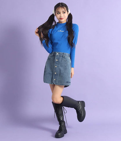 ボタンデザイン 台形 スカパン 911-7270