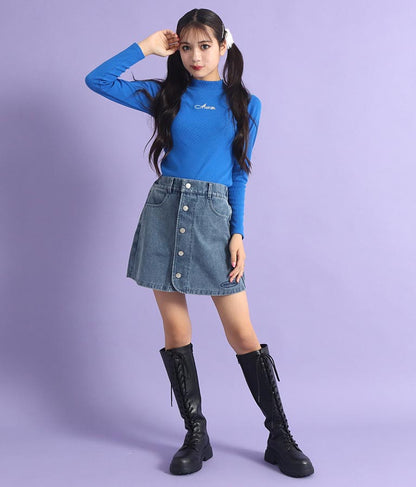 ボタンデザイン 台形 スカパン 911-7270