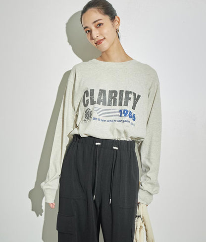 4パターン グラフィック ロング スリーブ Tシャツ 793-8999