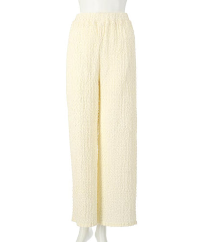 ジャガードカットソーワイドパンツ【セットアップ着用可】 792-9019