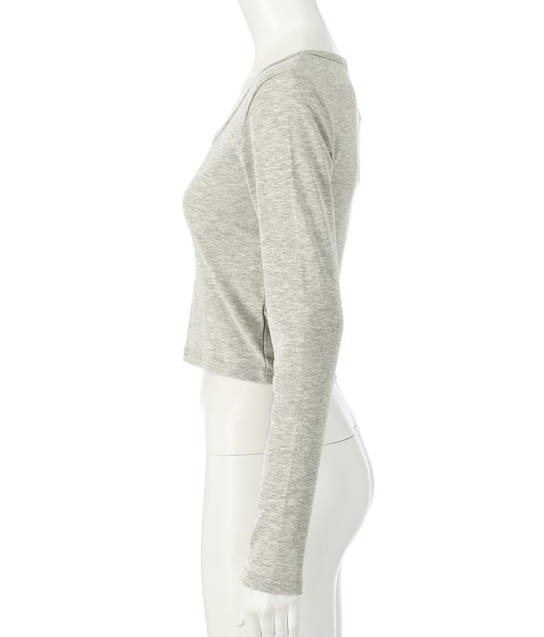 ベーシックUネックロングTシャツ 793-8987