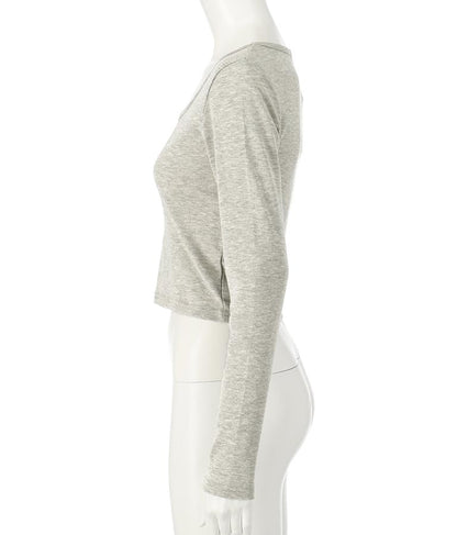 ベーシックUネックロングTシャツ 793-8987