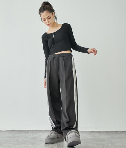 ベーシックUネックロングTシャツ 793-8987