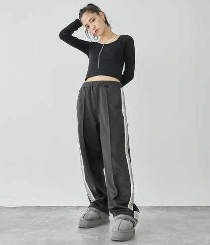 ベーシックUネックロングTシャツ 793-8987