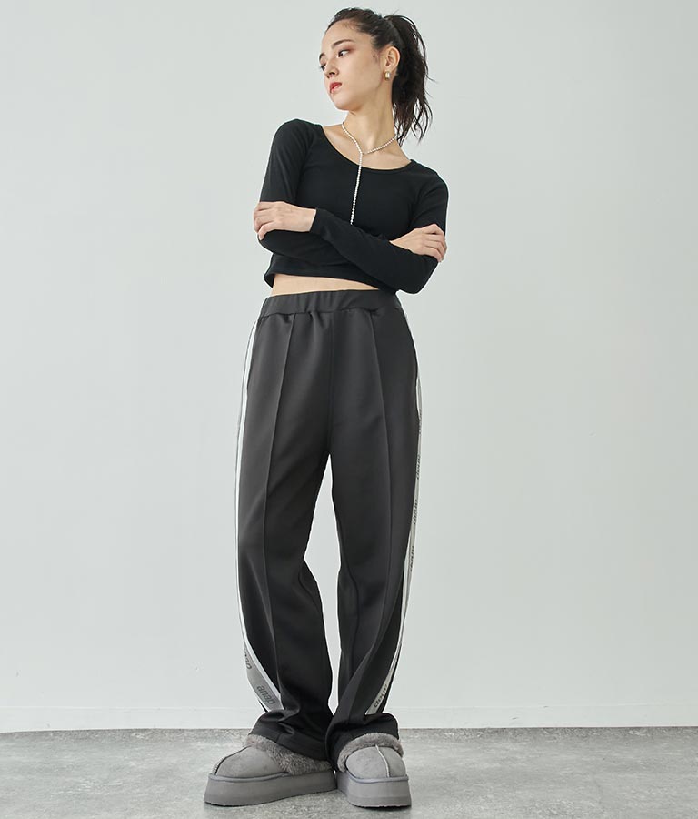 ベーシックUネックロングTシャツ 793-8987