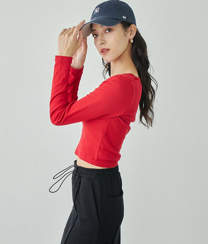 ベーシックUネックロングTシャツ 793-8987